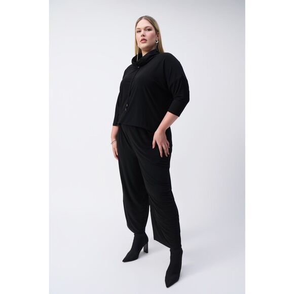 Joseph Ribkoff $285 Cowl Neck Casual Jumpsuit – Size 24 / 3X NEW - Picture 3 of 9